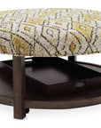 Harlow - Round Non-Tufted Ottoman