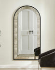 Marlowe - Antique Arch Mirror - Black