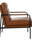 Verlaine - Armchair - Chestnut Brown