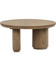 Vander - Solid Wood Round Coffee Table