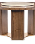 Eleana - Round Dining Table - Medium Wood