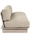 Livia - Teak Outdoor Sofa - Taupe