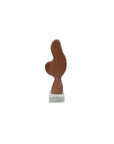 Eon - Wood And Marble Sculpture 1 - Brown