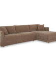 Bryn - Sectional Camel Right Stationary Sofa - Camel