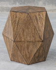 Volker - Honey Geometric Accent Table