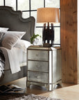 Arabella - Mirrored 3-Drawer Nightstand