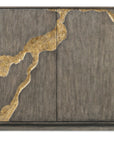 Melange - Fissured Entertainment Credenza - Dark Gray