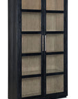 Linville Falls - Shou Sugi Ban Curio Cabinet - Black
