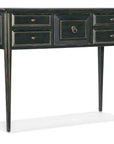 Charleston - Five-Drawer Console Table - Dark Green