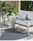 Coastal Living Outdoor - Tybee Loveseat - Pearl Silver