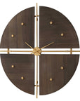 Walnut Elegance - Wall Clock
