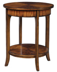 Carmel - Round Lamp Table - Dark Brown