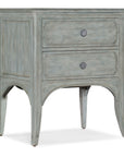 Charleston - Two-Drawer Accent Table - LIght Blue