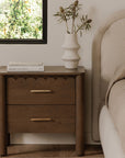 Wiley - Nightstand - Vintage Brown