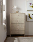 Elixir - 6-Drawer Drawer Chest - Pearl Silver