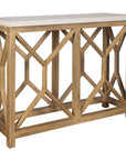 Catali - Stone Console Table - Ivory