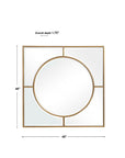 Stanford - Square Mirror - Gold
