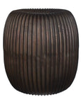 Vector Ridge - Indoor-Outdoor Planter - Bronze