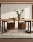 Barrow - Rolling Dining Chair - Tan