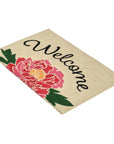 Doormats - Peony Welcome Doormat - Pink Multi / Sand