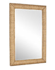Twisted Seagrass - Large Mirror - Woodtone