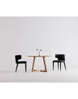 Godenza - Round Dining Table - Light Brown / Oak