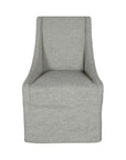 Warwick - Upholstered Rolling Dining Chair