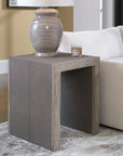 Aerina - Modern End Table - Gray