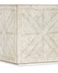 Commerce And Market - Block Buster End Table - White