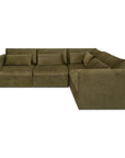 Swift - Classic L Modular Sectional - Dark Green