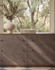 Simone - 6 Drawer Dresser - Brown