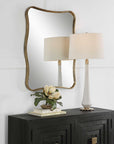 Pavia - Curvy Vanity Mirror - Gold