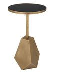 Comet - Geometric Accent Table - Bronze