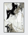 Chaos II - Painting Art By Buddy Whitlock - Black / White