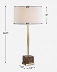 Booker - Table Lamp - Thin Brass