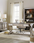 Rustic Glam - Trestle Desk - Dark Gray