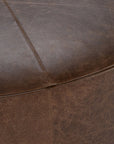 Clair - Leather Round Table