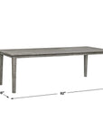 Forsyth - Outdoor Dining Table - Dark Gray