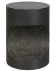 Modern - Concrete Side Table - Black