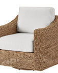 Coastal Living Outdoor - Laconia Swivel Chair - Light Brown