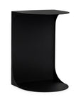 Cote - 16" Metal Accent Table - Black