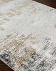 Ulen - Abstract 5 X 7.5 Rug - Pearl Silver