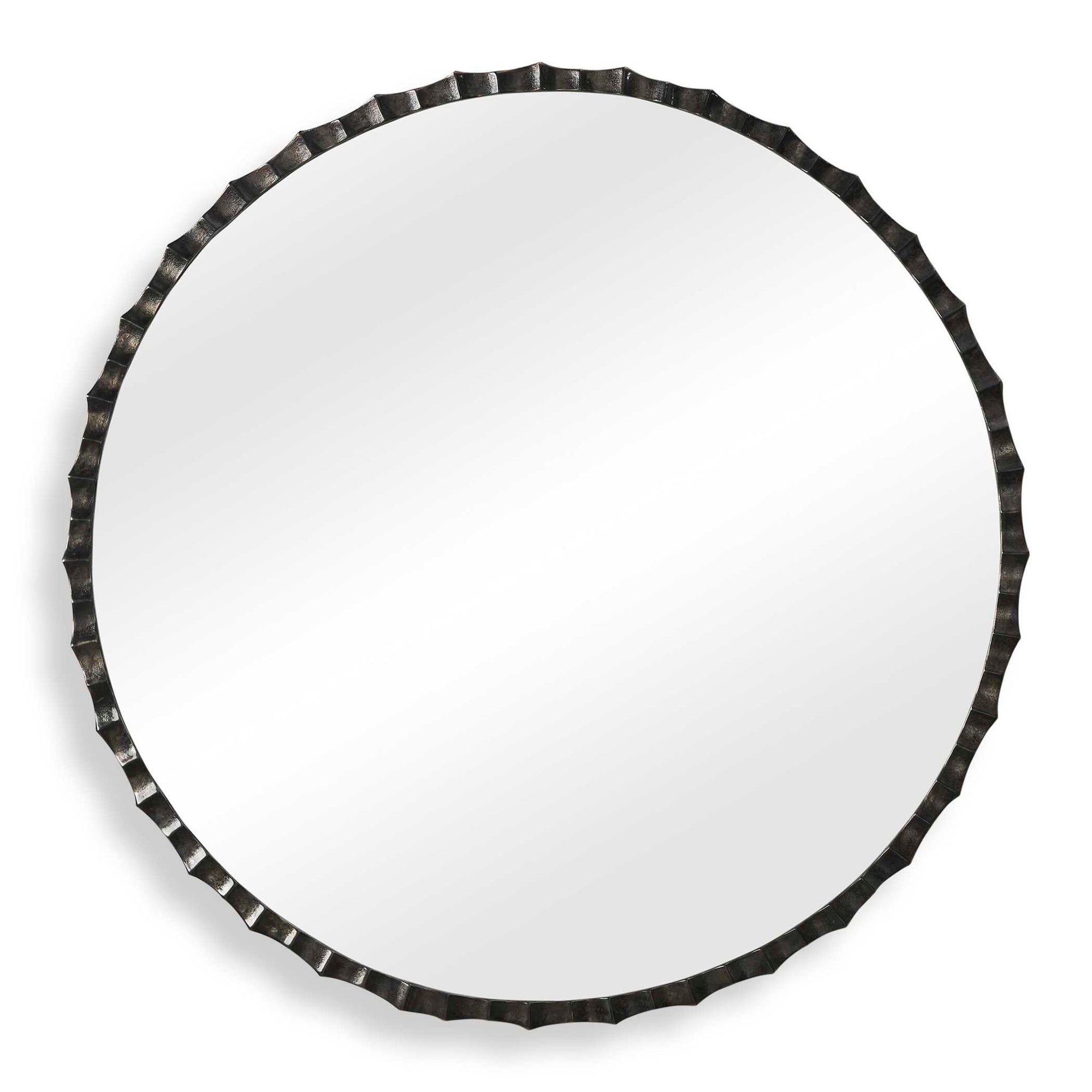 Grander - Round Mirror - Black / Gray