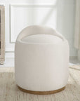 Swirl - Swivel Sheepskin Ottoman