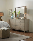 Elixir - 6-Drawer Dresser - Pearl Silver