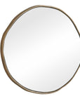 Lowen - Round Mirror - Brass
