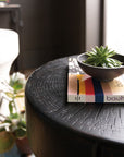 Commerce And Market - Carved Stump Side Table