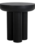 Rocca - Cement Side Table - Black