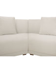 Fraser - 3 Piece Modular Sectional With Slipper - White