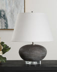 Beckley - Stone Table Lamp - Gray